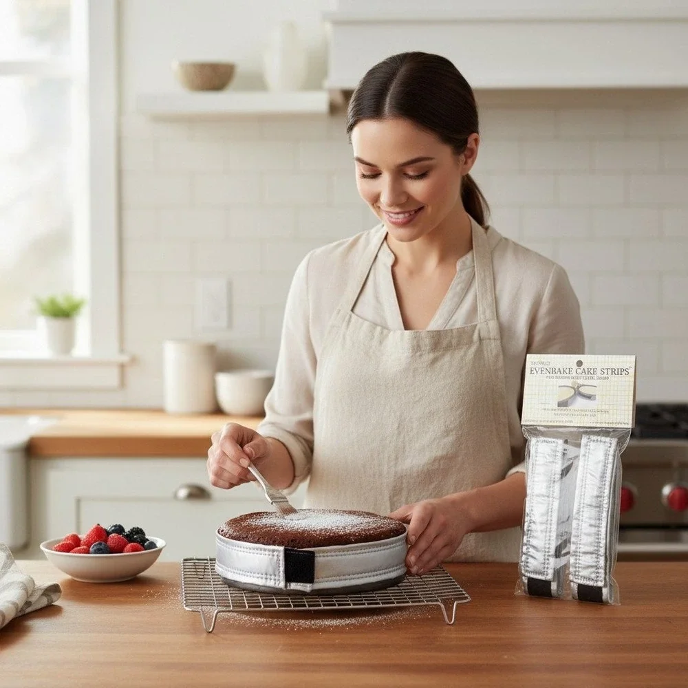 Regency EvenBake Cake Strips 2pc Fits 8-9in Round Pans New